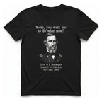 Sherman March To Sea T-Shirt - Black front