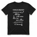 Famous Righties T-Shirt - Black front