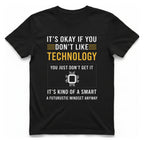 Technology Mindset Anyway T-Shirt - Black front