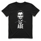 Abe Lincoln Portrait T-Shirt - Black front