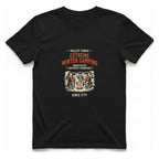 Valley Forge Winter Camping T-Shirt - Black front