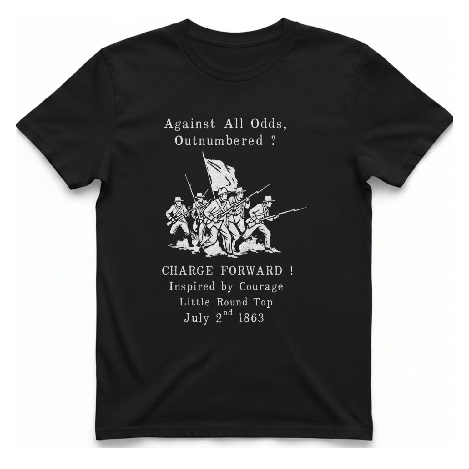 Little Round Top Charge T-Shirt - Black front