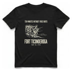 Fort Ticonderoga Ten Minutes T-Shirt - Black front