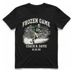 Frozen Game Coach Davis T-Shirt - Black front