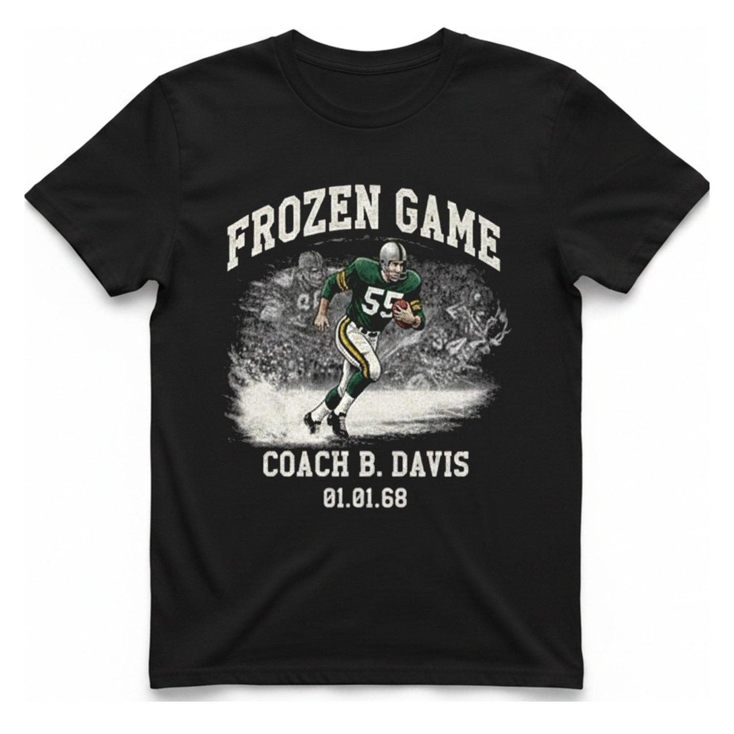 Frozen Game Coach Davis T-Shirt - Black front