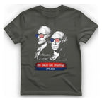Founding Fathers Shades T-Shirt - Charcoal front