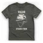 Valor Stand Firm T-Shirt - Charcoal front