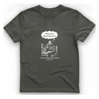 First Phone Call Panic T-Shirt - Charcoal front