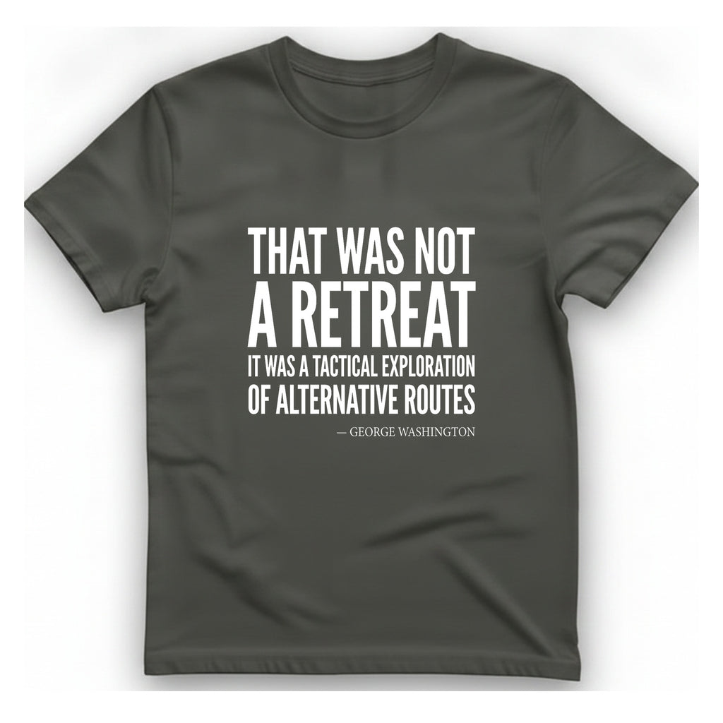 Washington Strategic Relocation T-Shirt - Charcoal front