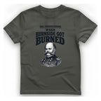 Fredericksburg Burnside Got Burned Vintage T-Shirt - Charcoal front