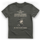 Little Bighorn Outsmarted T-Shirt - Charcoal front