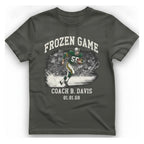 Frozen Game Coach Davis T-Shirt - Charcoal front