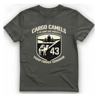 Cargo Camels WWII Usaaf Troop T-Shirt - Charcoal front