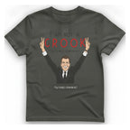 Not A Crook T-Shirt - Charcoal front