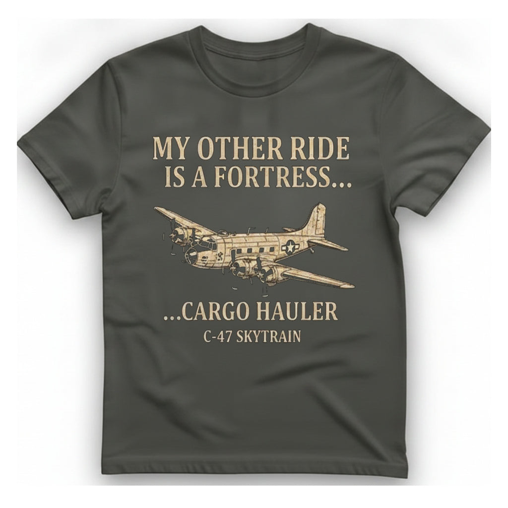 My Other Ride T-Shirt - Charcoal front