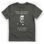 Sherman March To Sea T-Shirt - Charcoal front