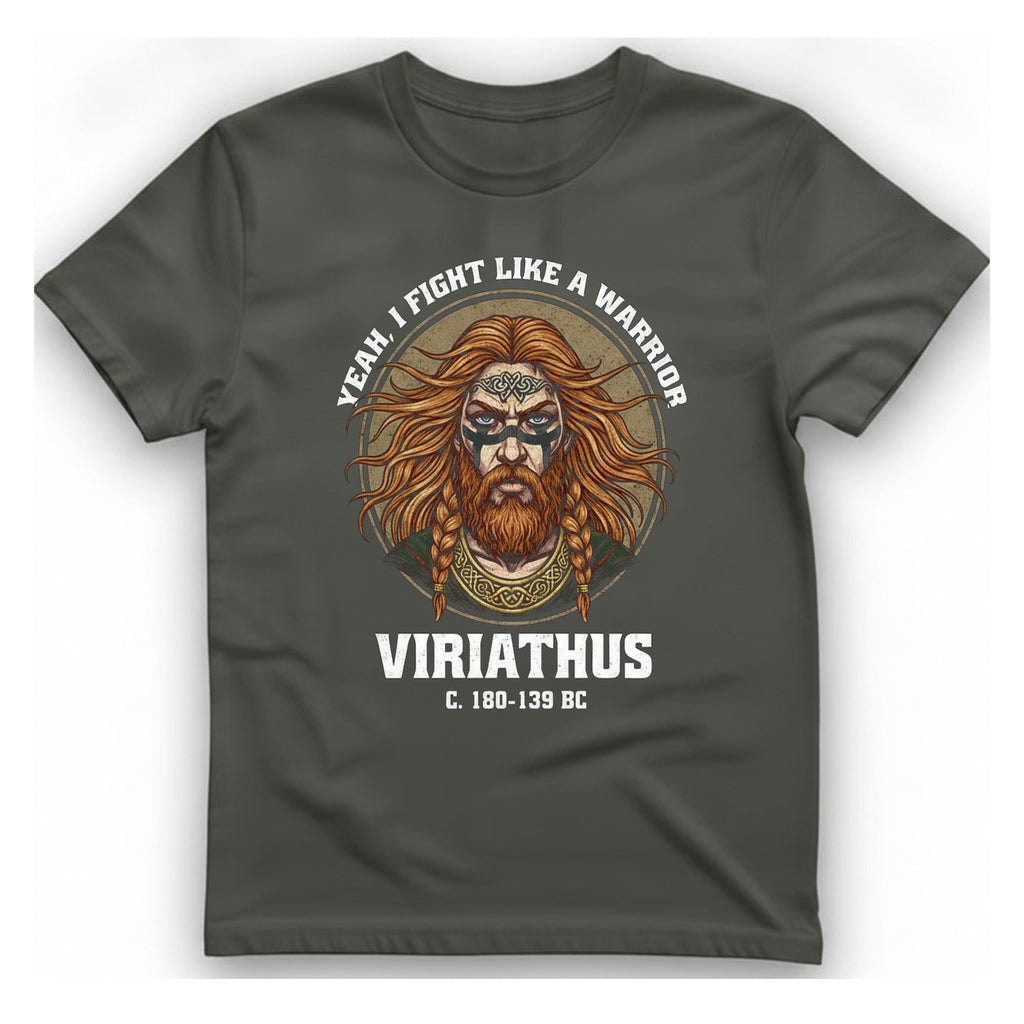 Viriathus Warrior T-Shirt - Charcoal front