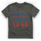 Lincoln Douglas T-Shirt - Charcoal front