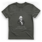 John Adams Coming Fast T-Shirt - Charcoal front