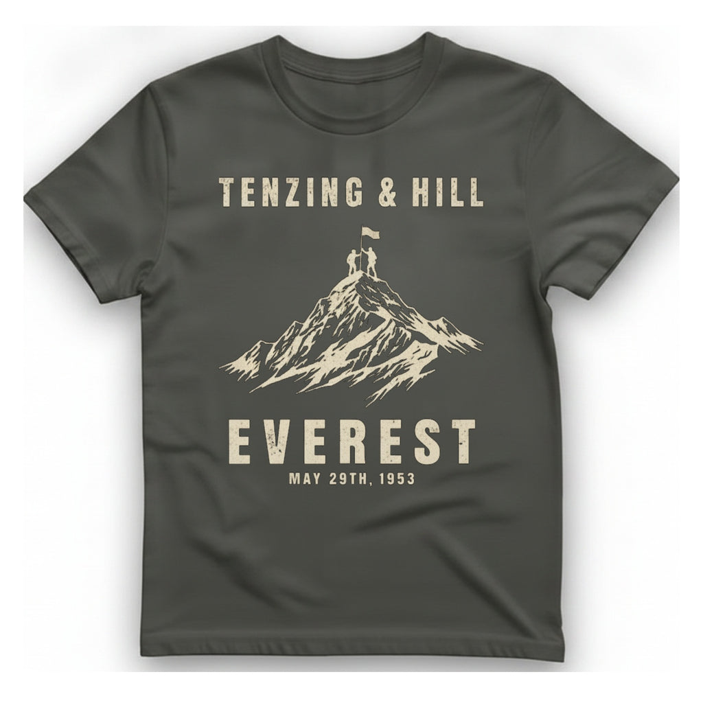 Everest First Ascent T-Shirt - Charcoal front