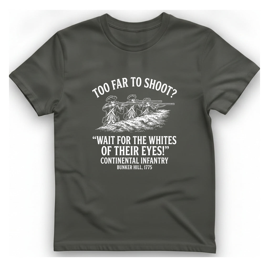 Whites of Their Eyes Bunker T-Shirt - Charcoal front
