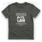 Franklin Arctic Expedition Escape Room T-Shirt - Charcoal front