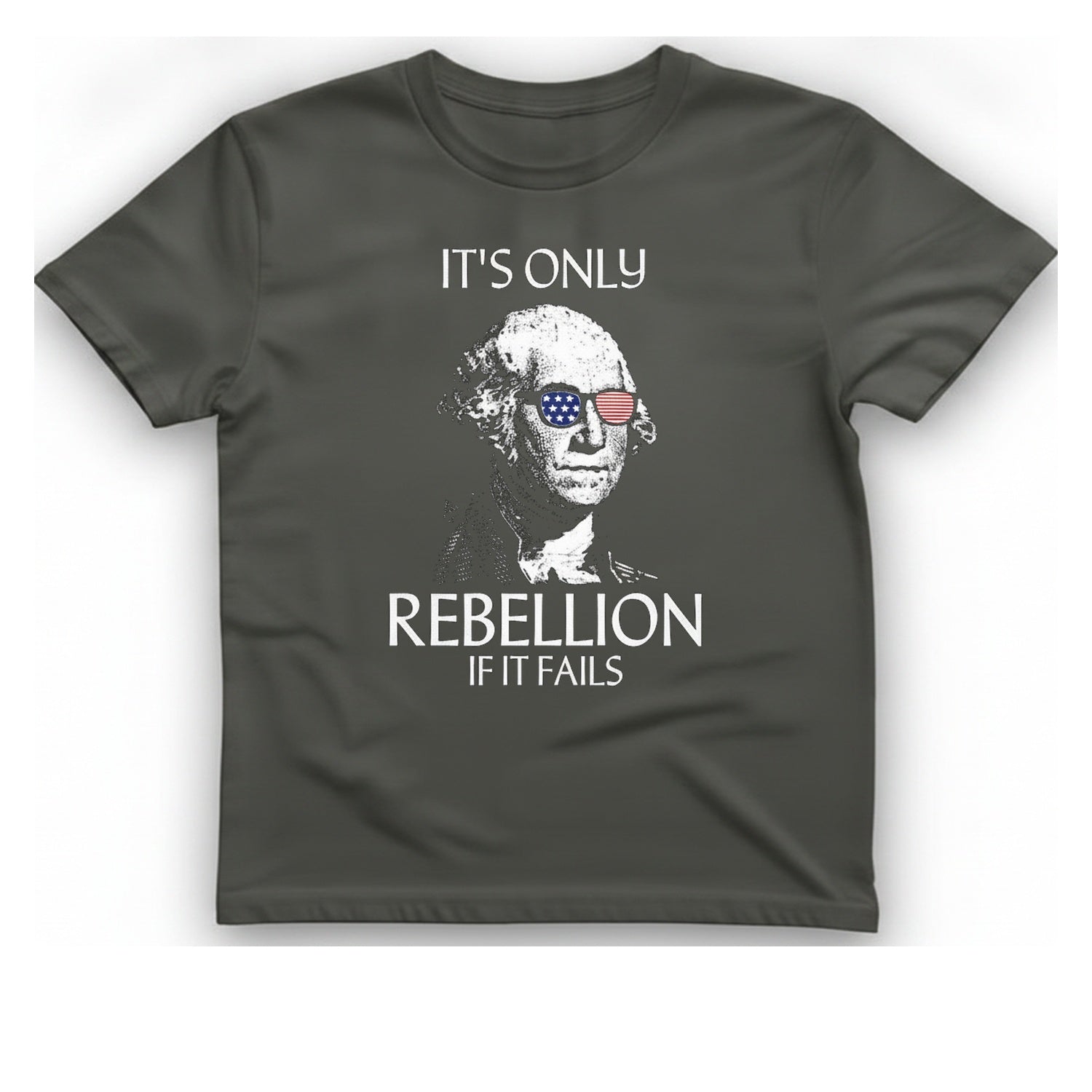 Rebellion If It Fails T-Shirt - Charcoal front