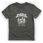 Trojan Wooden Horse T-Shirt - Charcoal front