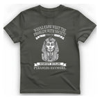 Nobody Builds Pyramids Anymore T-Shirt - Charcoal front