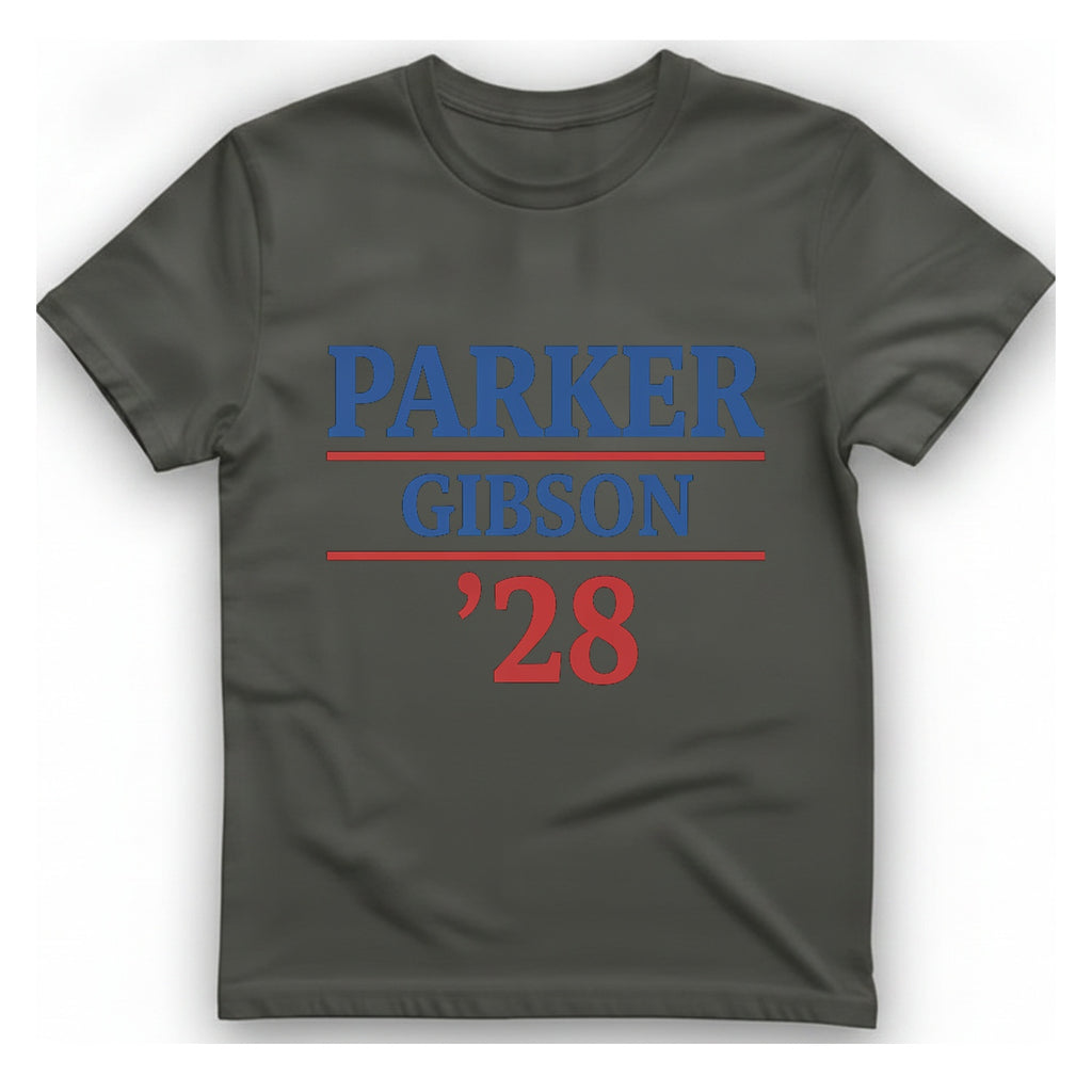 Parker Gibson T-Shirt - Charcoal front