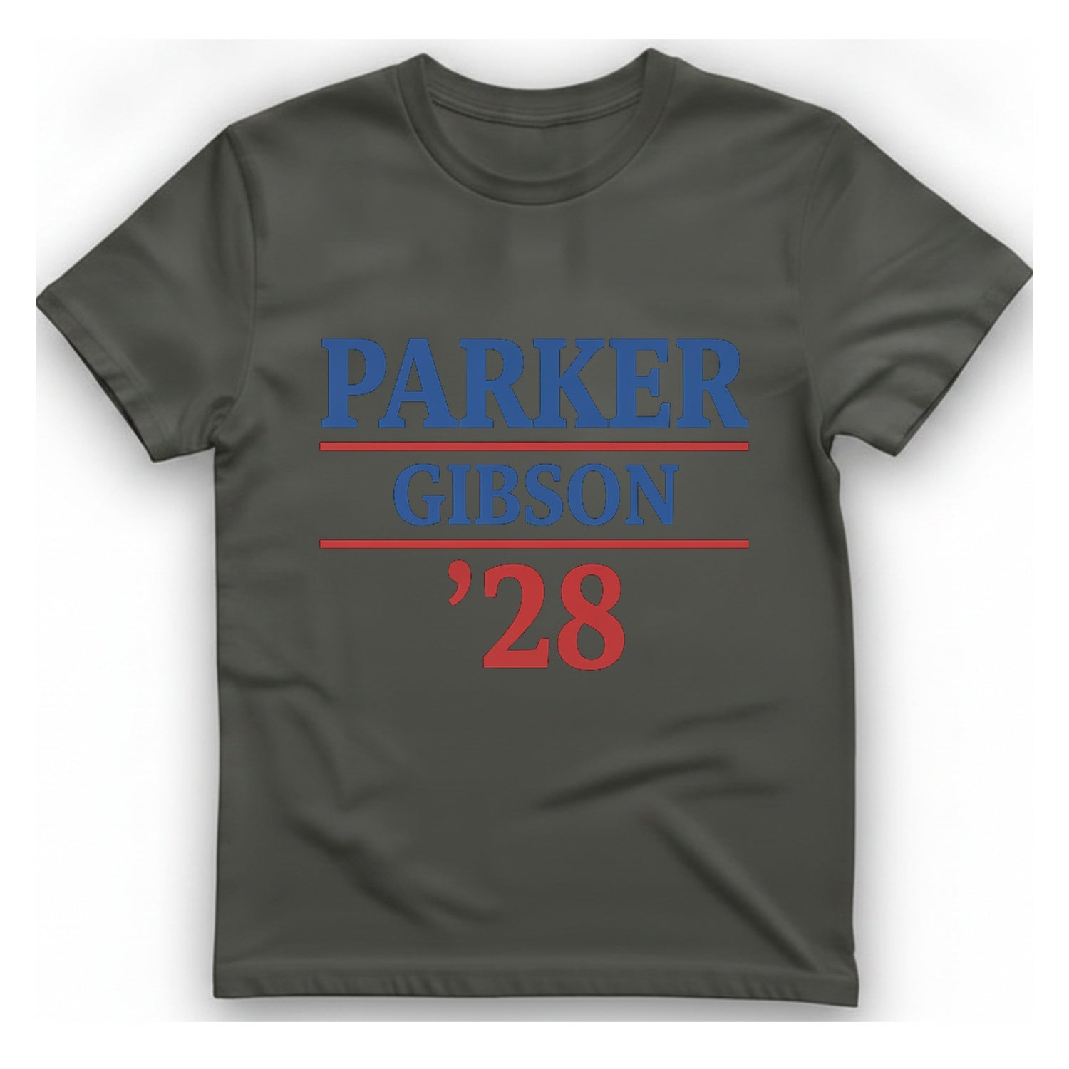 Parker Gibson T-Shirt - Charcoal front