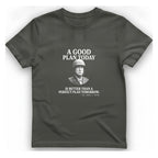 Patton Good Plan T-Shirt - Charcoal front