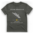 Titanic Swim Team T-Shirt - Charcoal front