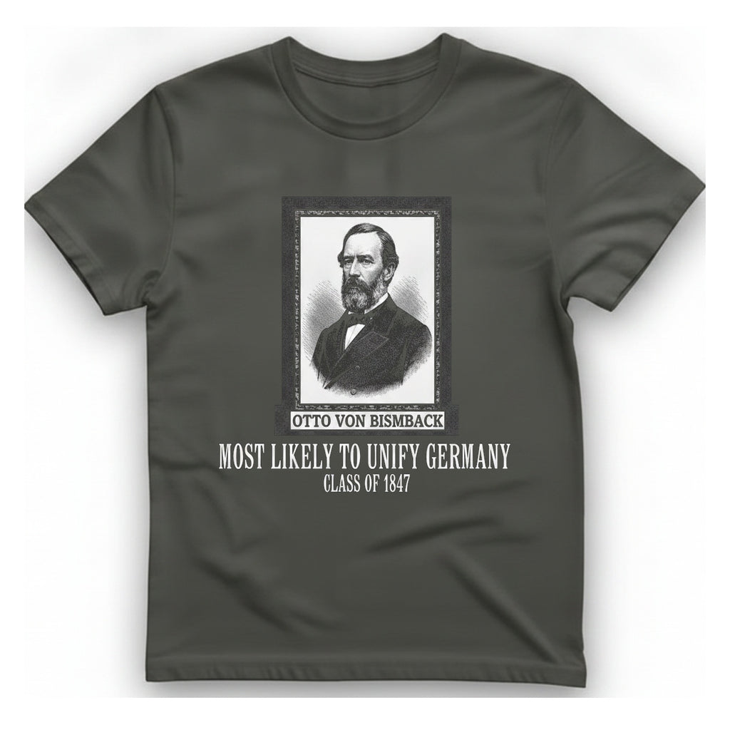 Unify Germany Bismback T-Shirt - Charcoal front