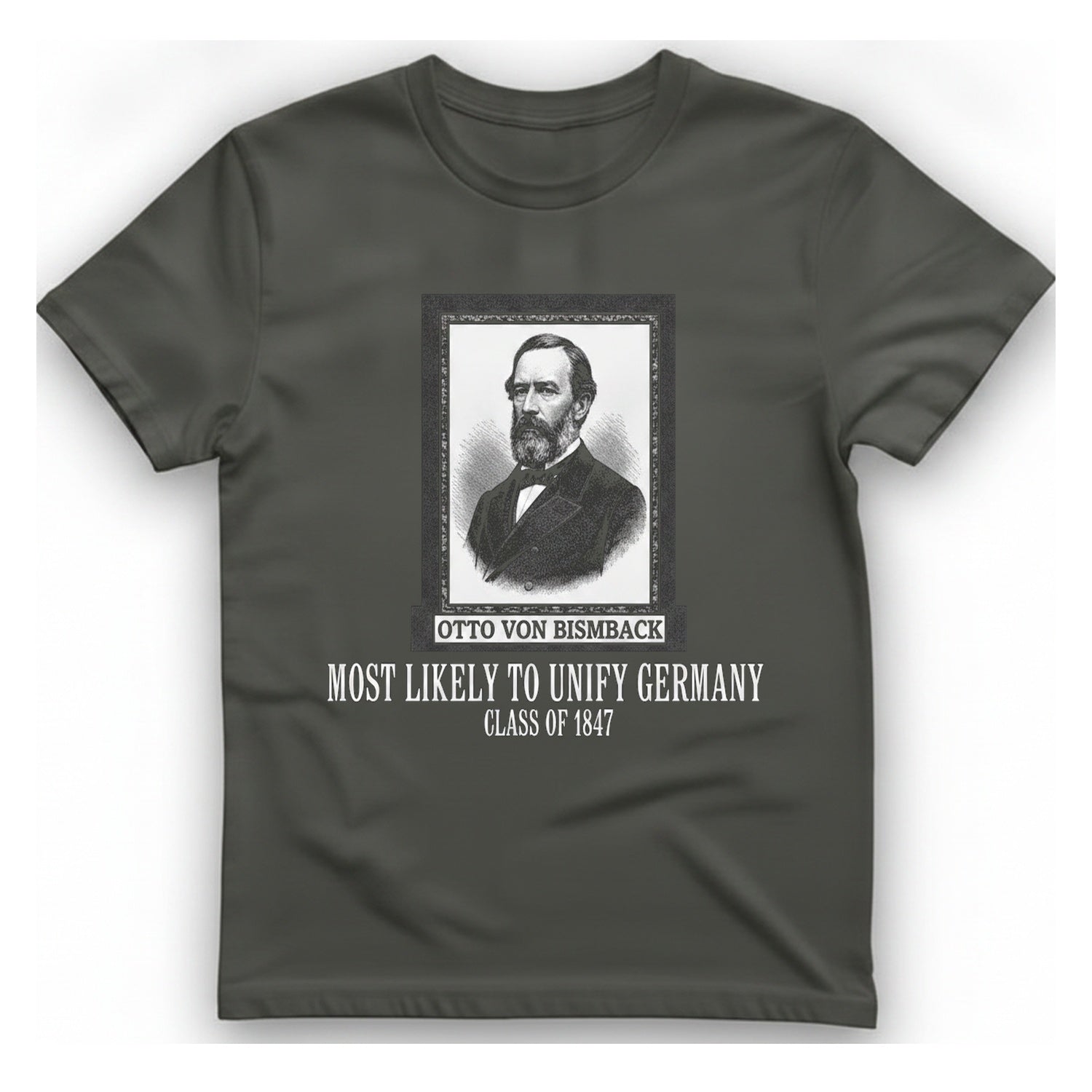 Unify Germany Bismback T-Shirt - Charcoal front