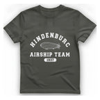 Hindenburg Airship Team T-Shirt - Charcoal front