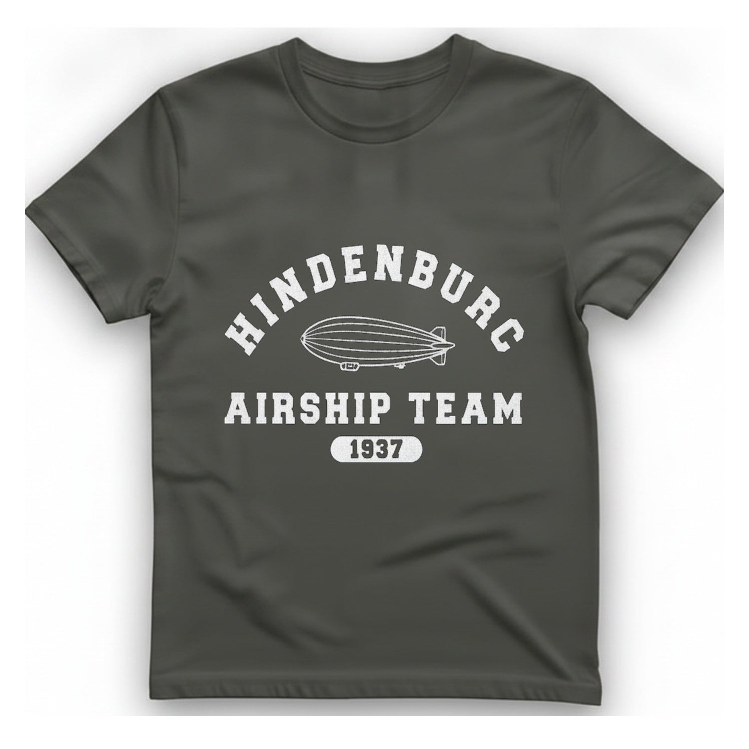 Hindenburg Airship Team T-Shirt - Charcoal front
