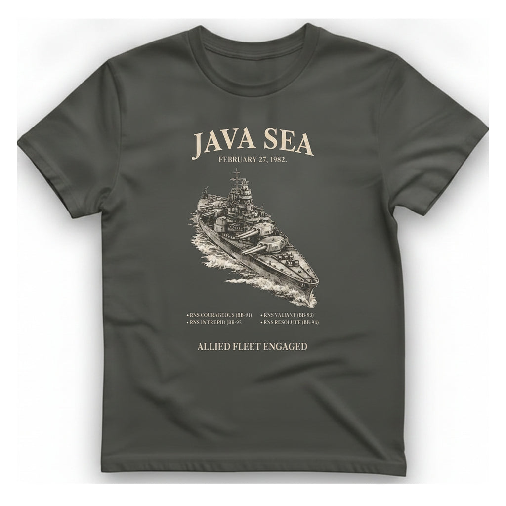 Java Sea Engagement T-Shirt - Charcoal front