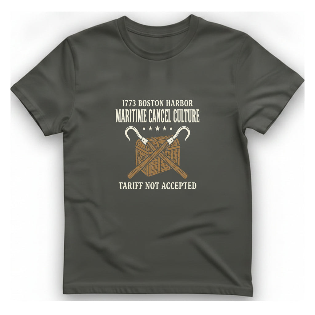 Maritime Cancel Culture T-Shirt - Charcoal front