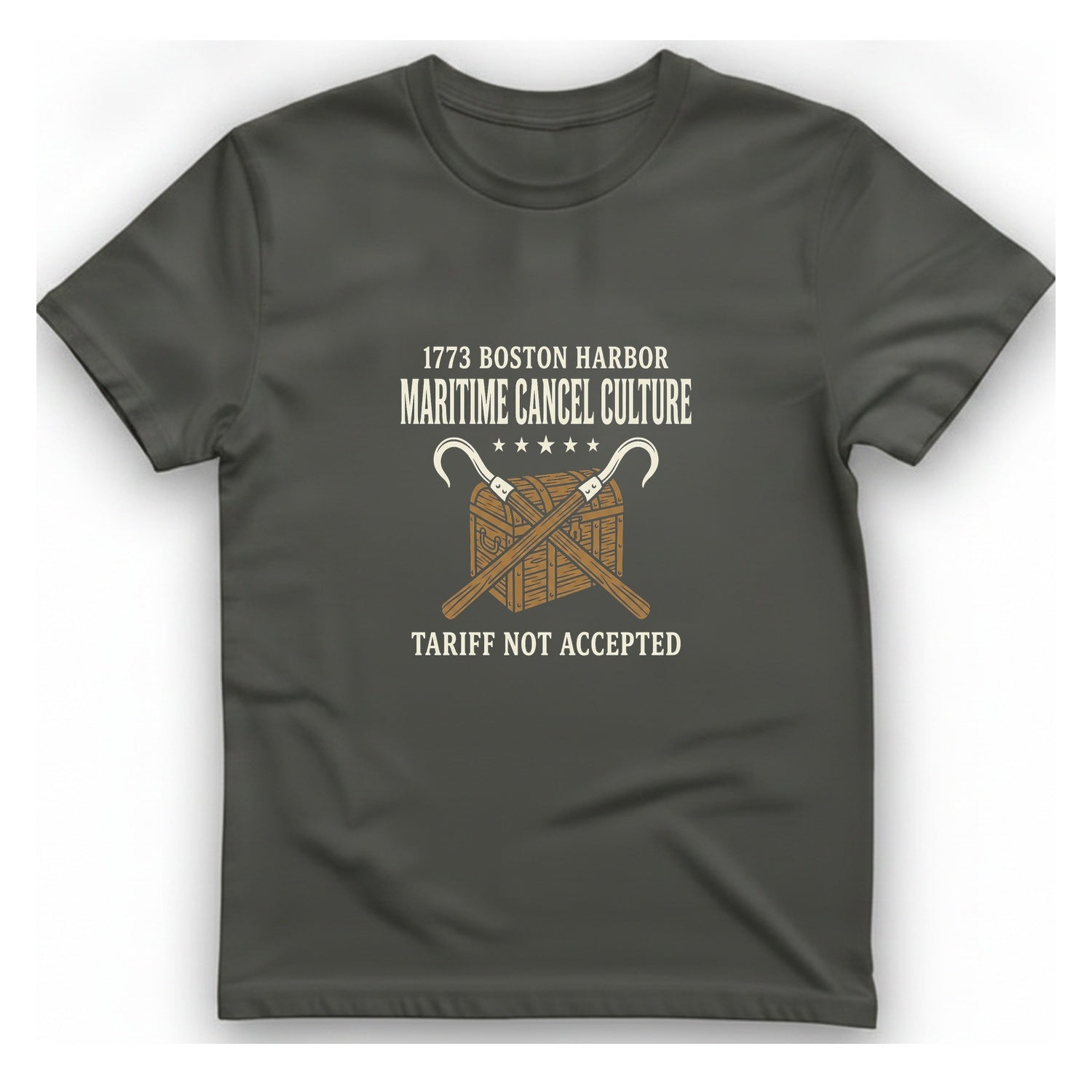 Maritime Cancel Culture T-Shirt - Charcoal front