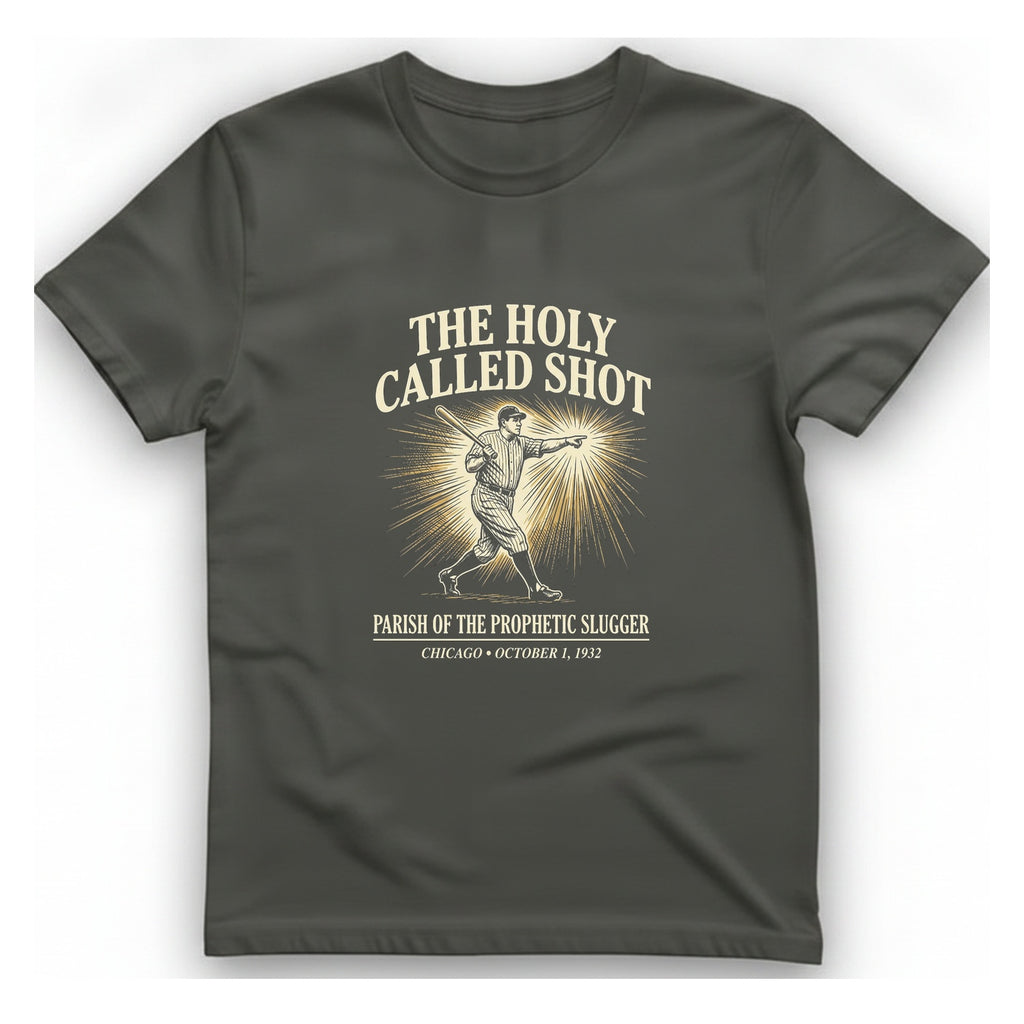 Divine Called Shot T-Shirt - Charcoal front