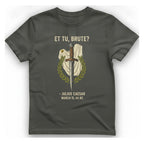 Et Tu Brute Julius Caesar T-Shirt - Charcoal front