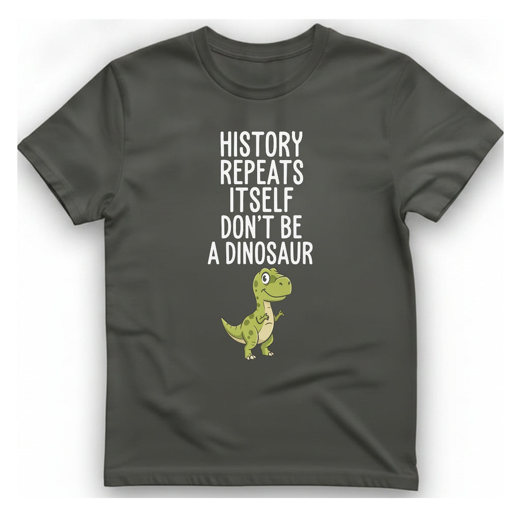 History Repeats Itself T-Shirt - Charcoal front