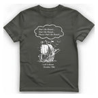Leif Erikson Don'T Be Round T-Shirt - Charcoal front