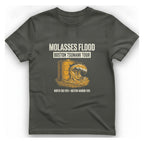 Boston Molasses Flood Tour T-Shirt - Charcoal front