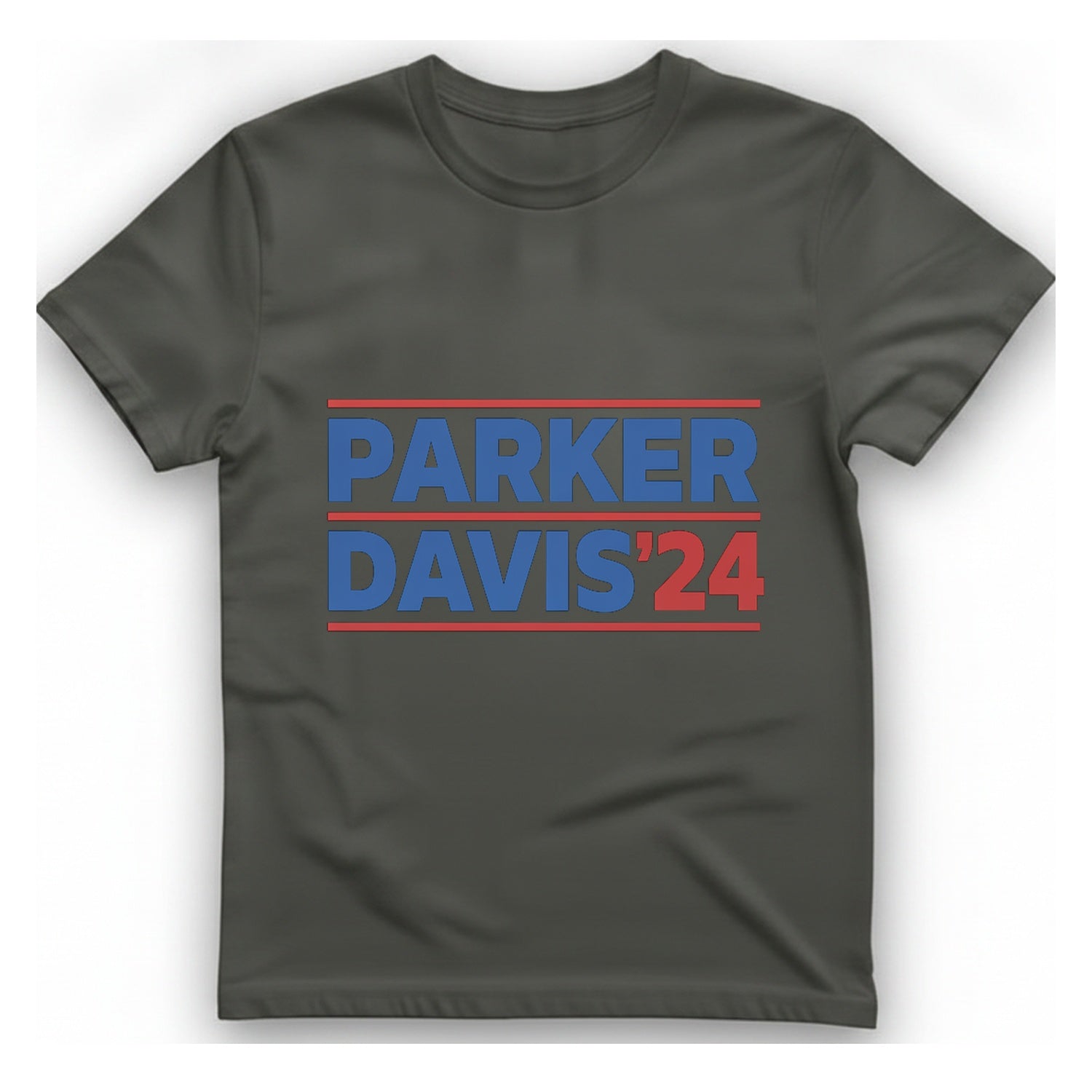Parker Davis T-Shirt - Charcoal front