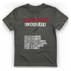Plague Pests Global Trek T-Shirt - Charcoal front