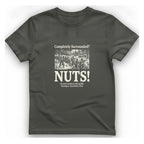 Bastogne Nuts Defiance T-Shirt - Charcoal front