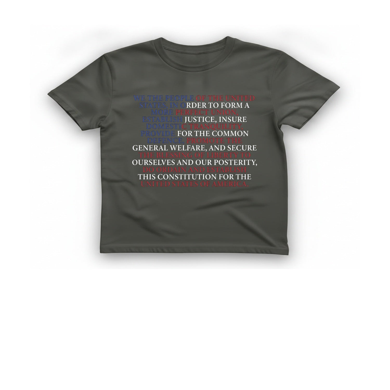 We The People of The T-Shirt - Charcoal front
