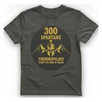 Spartans Thermopylae T-Shirt - Charcoal front